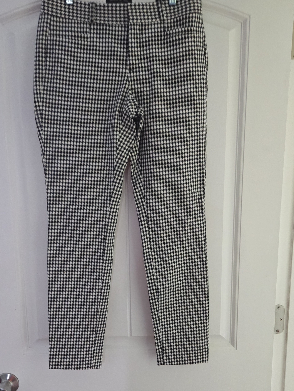 Banana Republic Black and White Houndstooth Pants